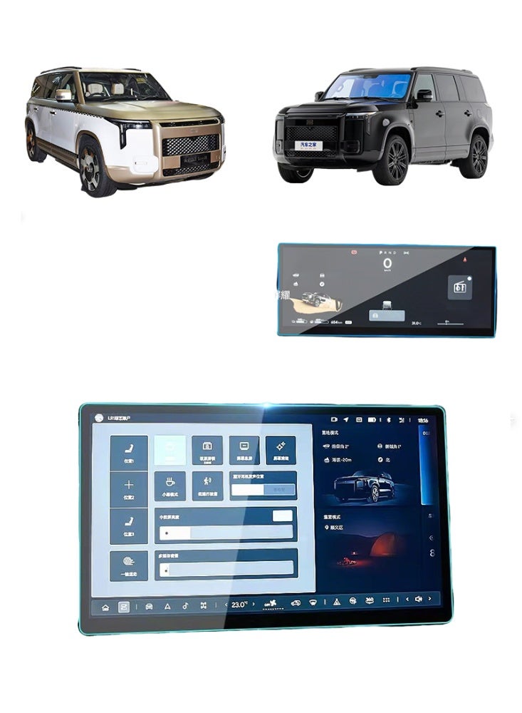 روكس 2026 نموذج لوحة أجهزة السيارة ROX Adamas ومجموعة فيلم وحدة التحكم المركزية - فيلم معتدل عالي الوضوح لحماية الشاشة ، مقاوم للخدش ودائم ، مع وضوح كبير وشفافية - Image 1